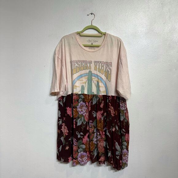 Lotus Fashion Desert Vibes Boho Mini Dress Sz XL - Picture 1 of 9